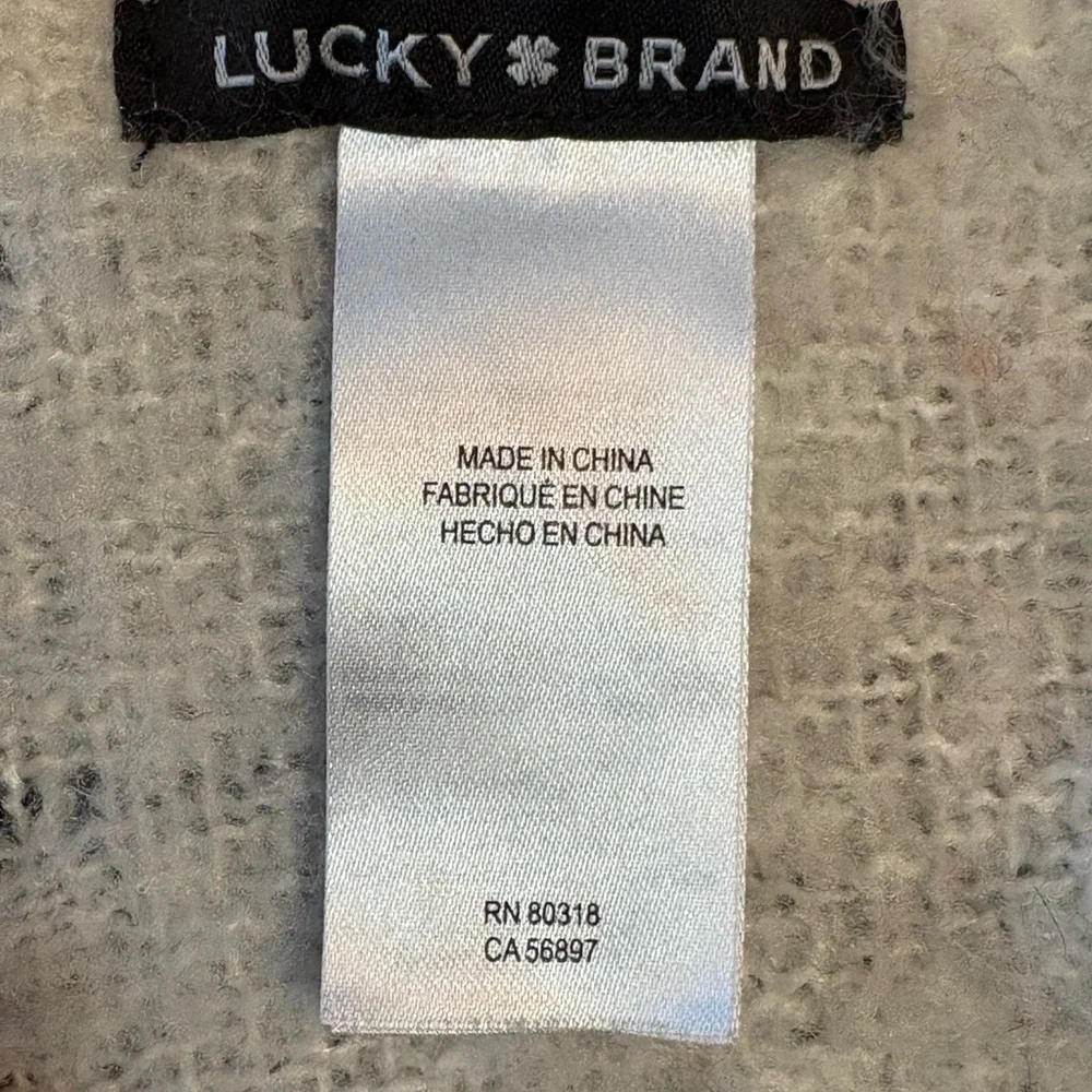 Lucky Brand Multicolored Scarf Soft Stylish  One Size